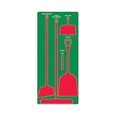 Accuform DRY ZONE STOREBOARDS PSB110GNRD PSB110GNRD